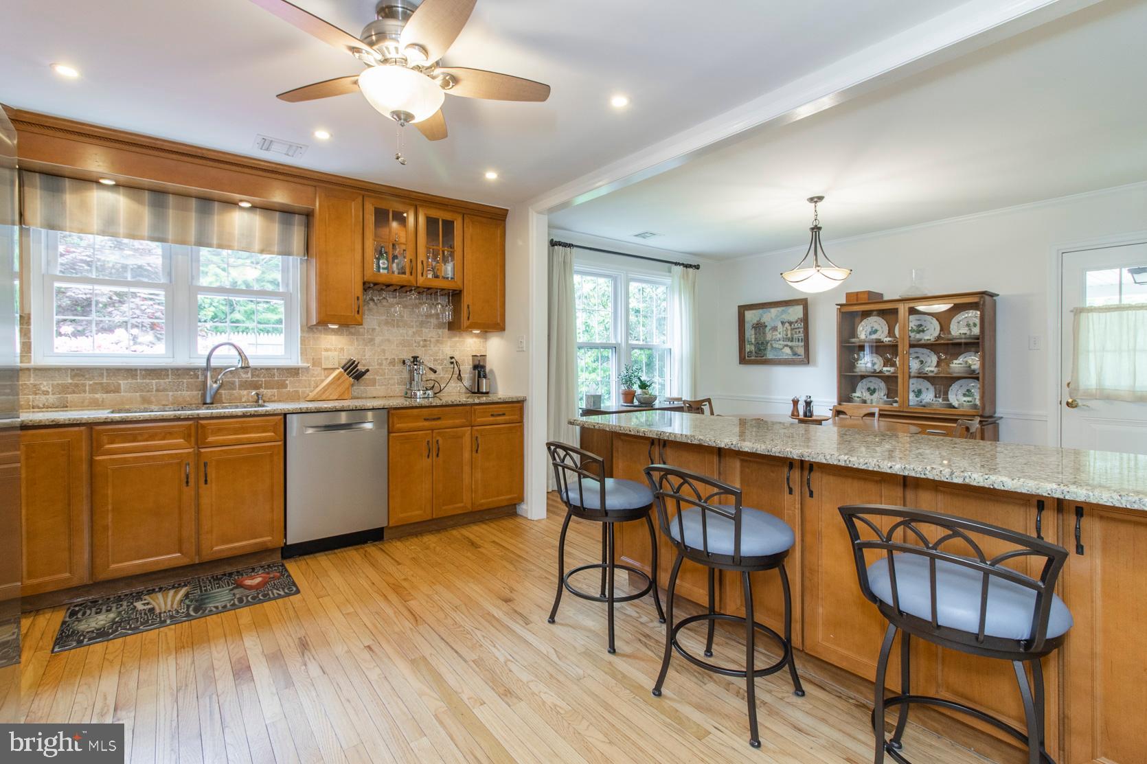 412 Howard Road Gladwyne, PA 19035 - Photo 9 of 34 Kitchen with Breakfast Bar