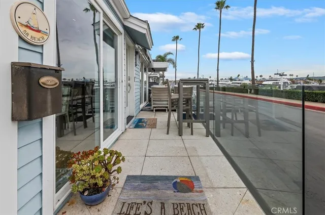 a view of steet with furniture