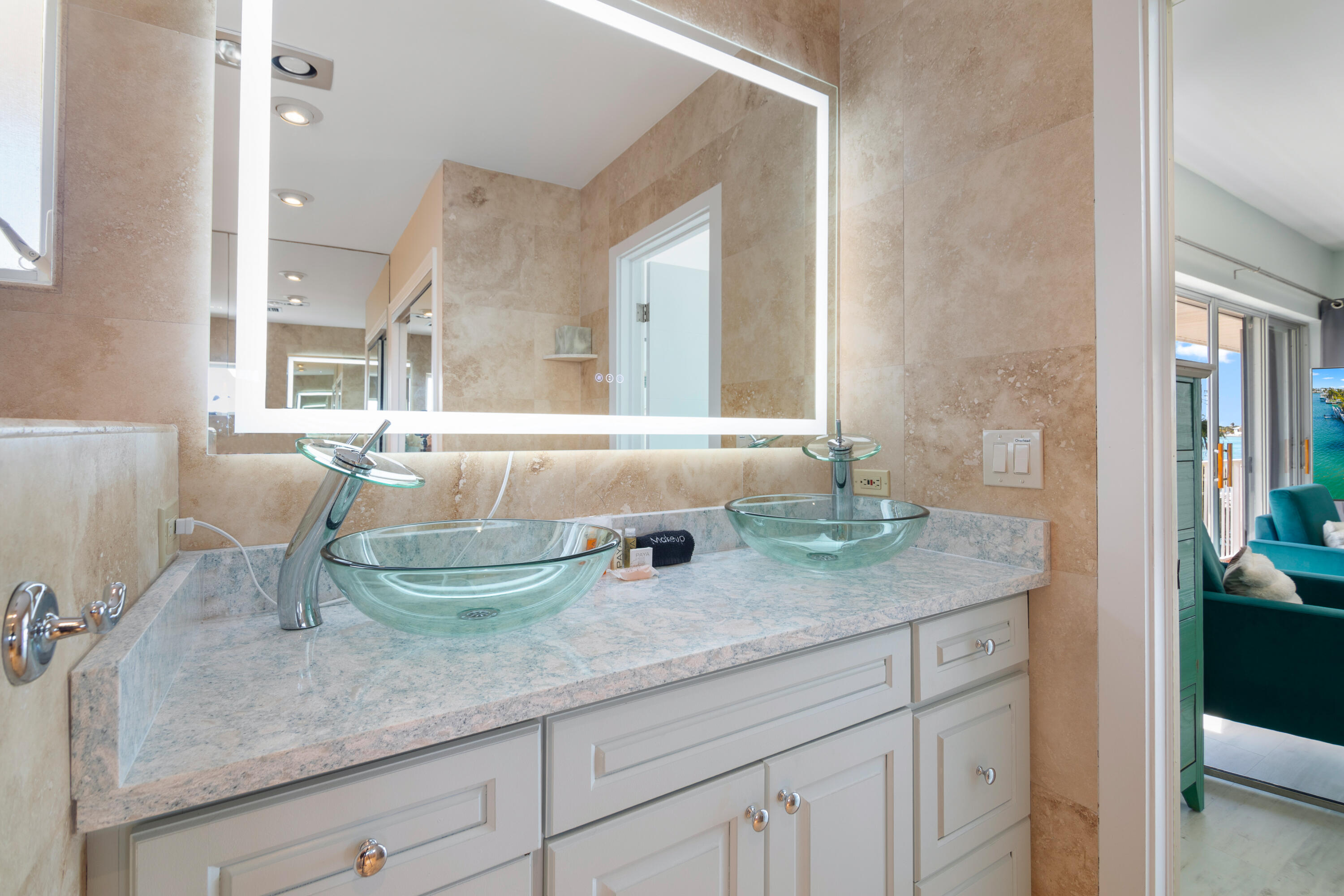 781 9th Street Key Colony Beach, FL 33051 - Photo 32 of 95 a bathroom with sink and mirror