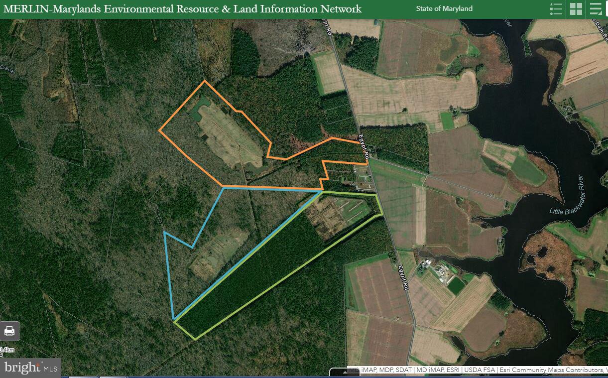 4340 Egypt Road Cambridge, MD 21613 - Photo 3 of 42 Aerial Boundary II