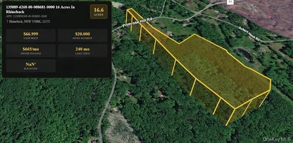 $66,999 | 0 Primrose Hill Road, Rhinebeck, NY 12572