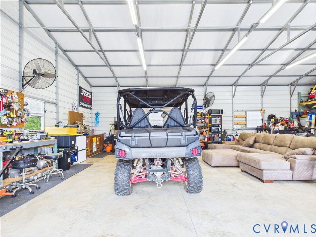 2392 Rehoboth Road Victoria, VA 23974 - Photo 44 of 81 Spacious metal building featuring a vaulted ceilin