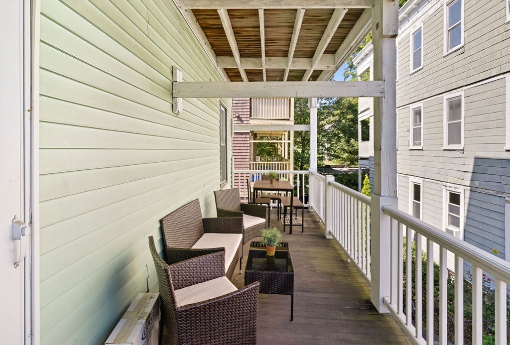 20 Rice Street, Unit 2 Brookline, MA 02445 - Photo 19 of 27 a view of a porch with furniture