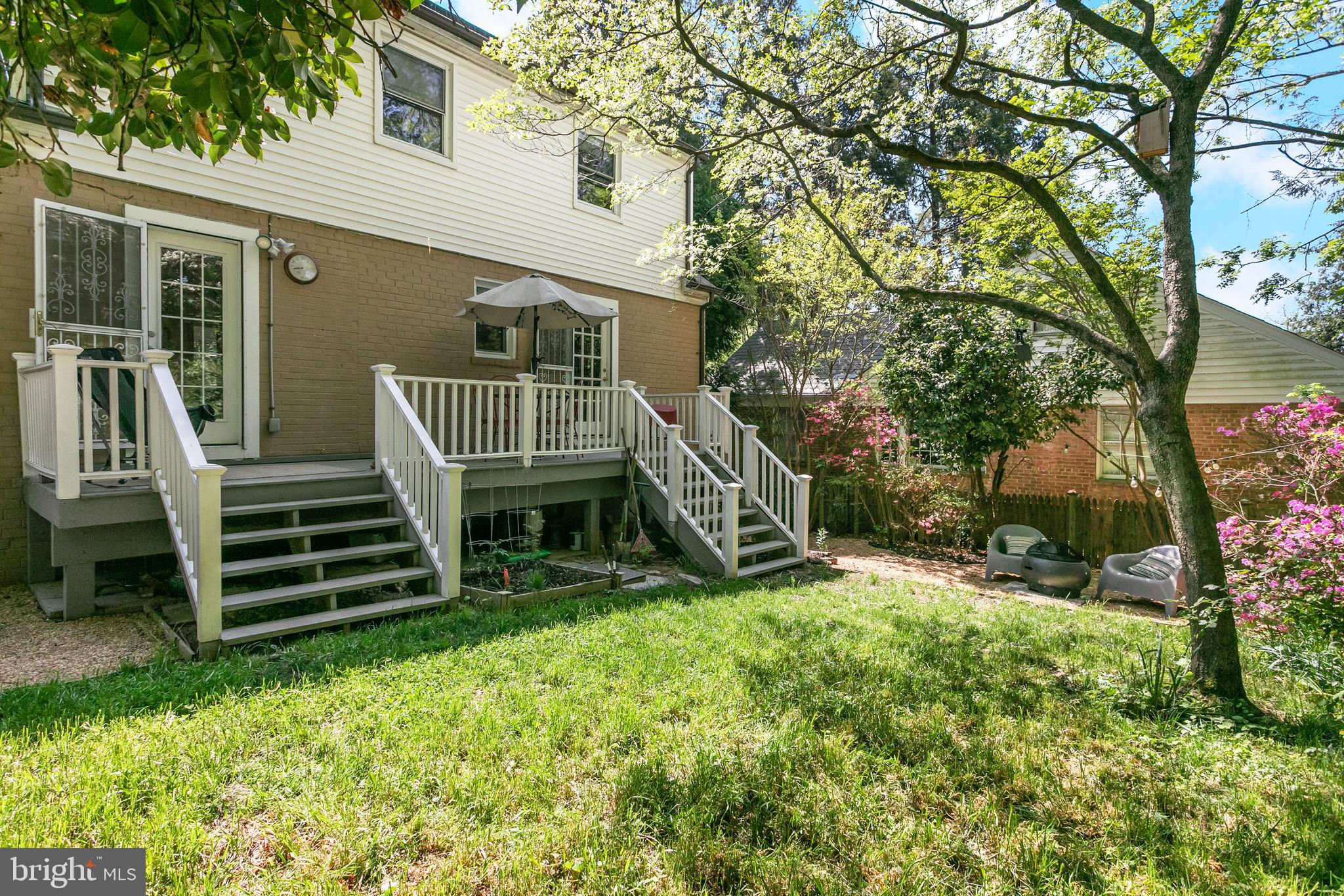 5015 Fulton Street Northwest Washington, DC 20016 - Photo 2 of 49 Back of the house