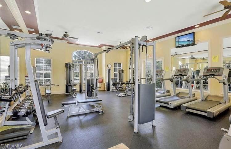 3970 Cherrybrook Loop Fort Myers, FL 33966 - Photo 21 of 21 a view of a room with gym equipment