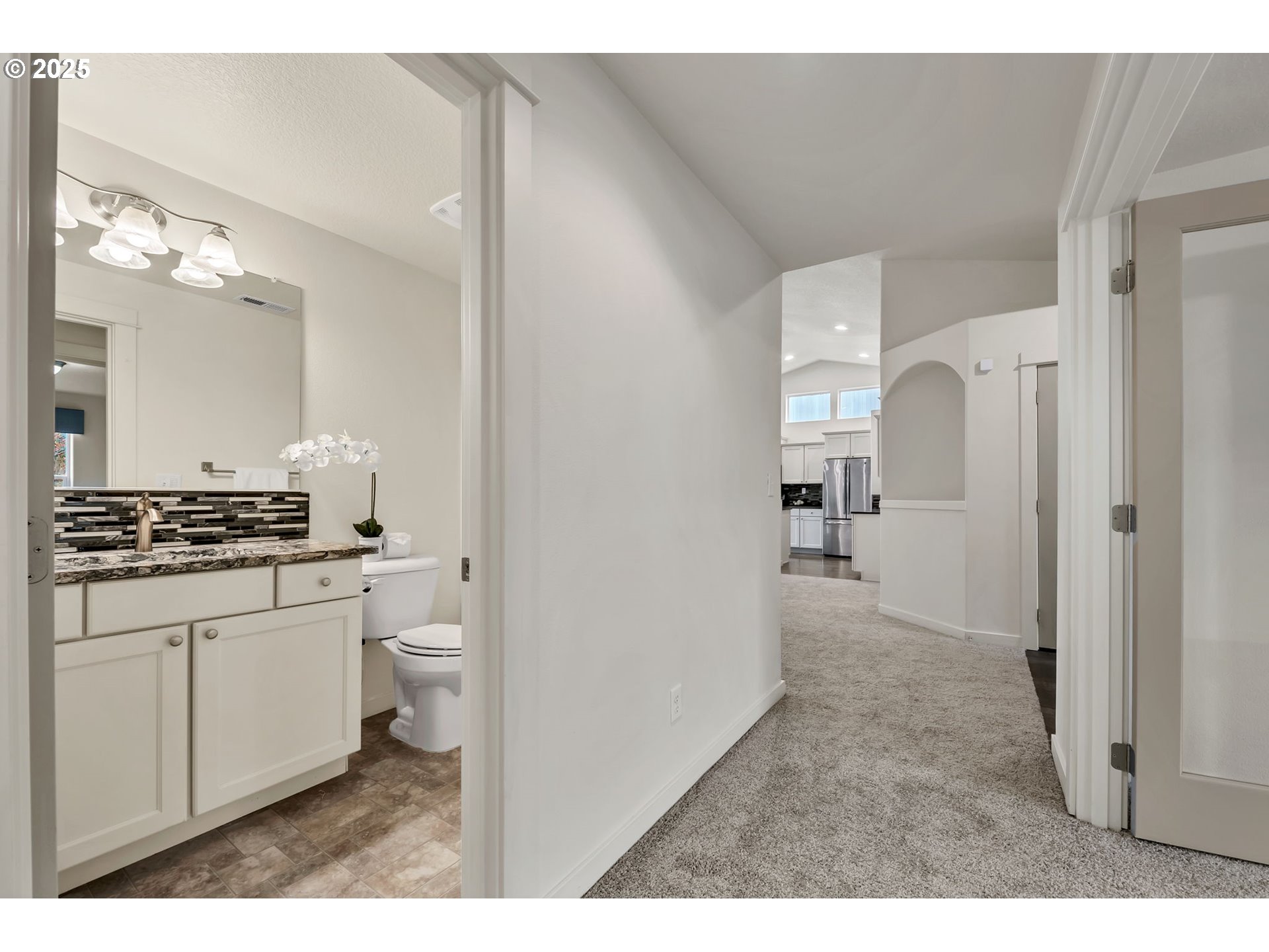 3869 Gusty Avenue Northeast Albany, OR 97322 - Photo 24 of 47 a bathroom with a sink and a mirror