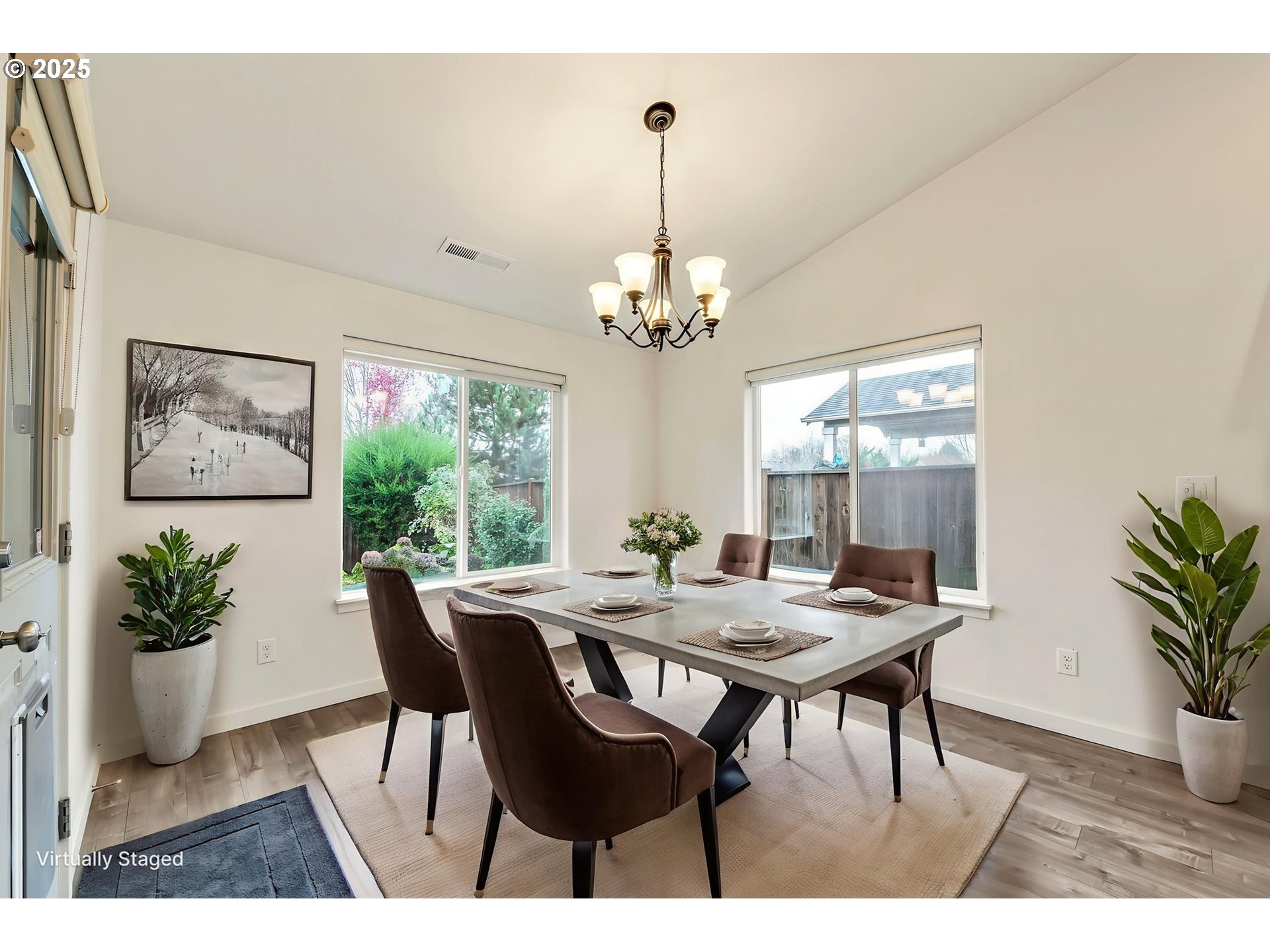 3869 Gusty Avenue Northeast Albany, OR 97322 - Photo 10 of 47 a view of a dining room with furniture window and wooden floor