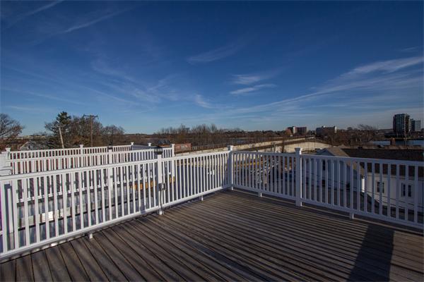 a view of a roof deck