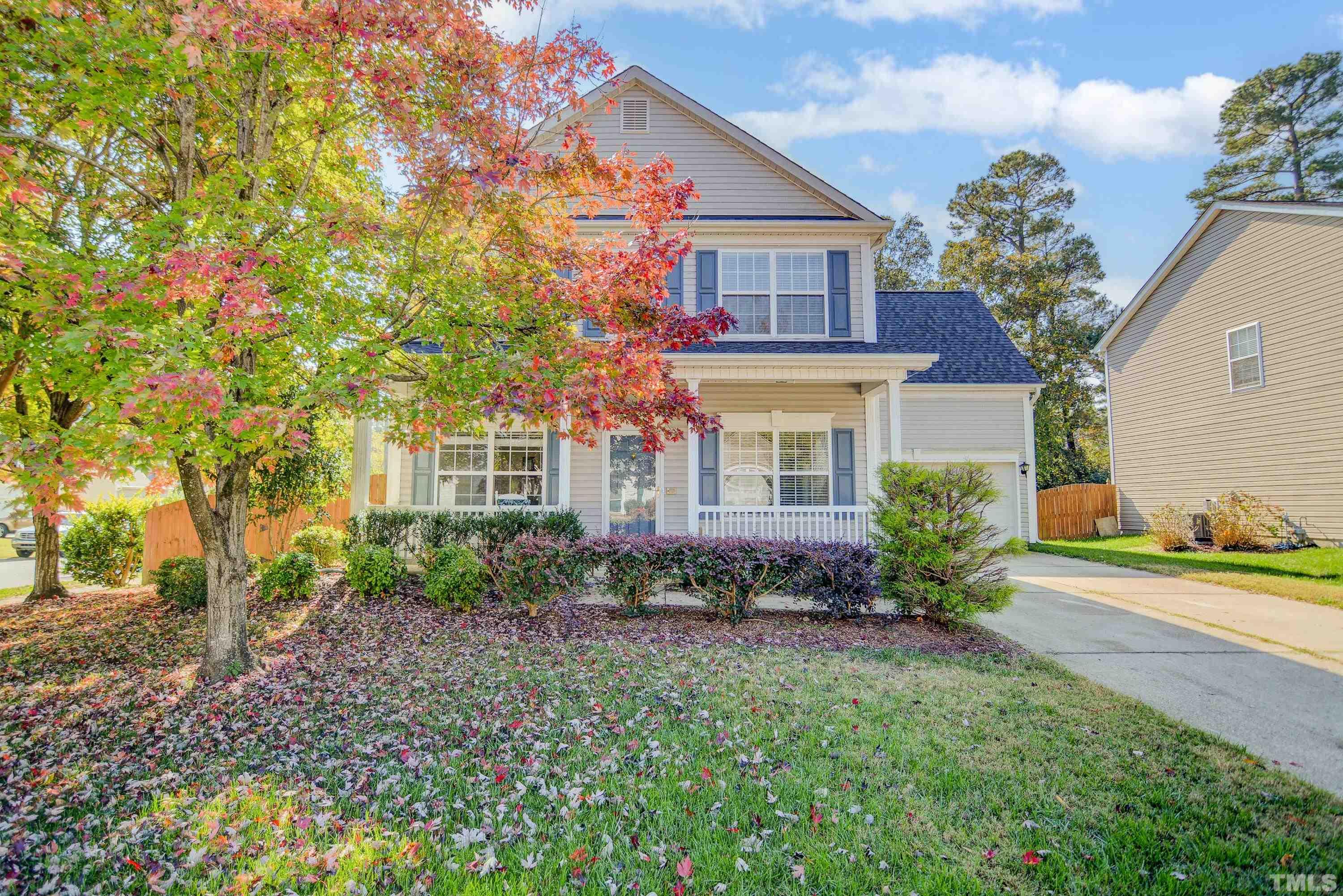 5424 Neuse Forest Road Raleigh, NC 27616 - Photo 2 of 30 a front view of a house with garden