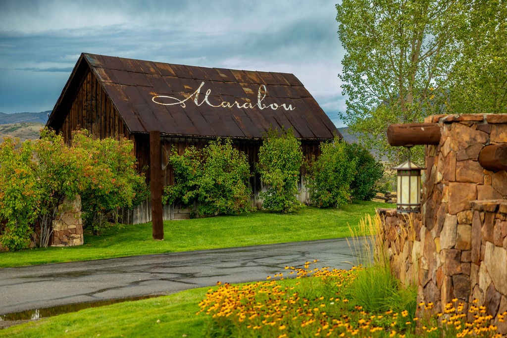 27095 Fire Song Road Steamboat Springs, CO 80487 - Photo 8 of 39 a front view of a house with garden