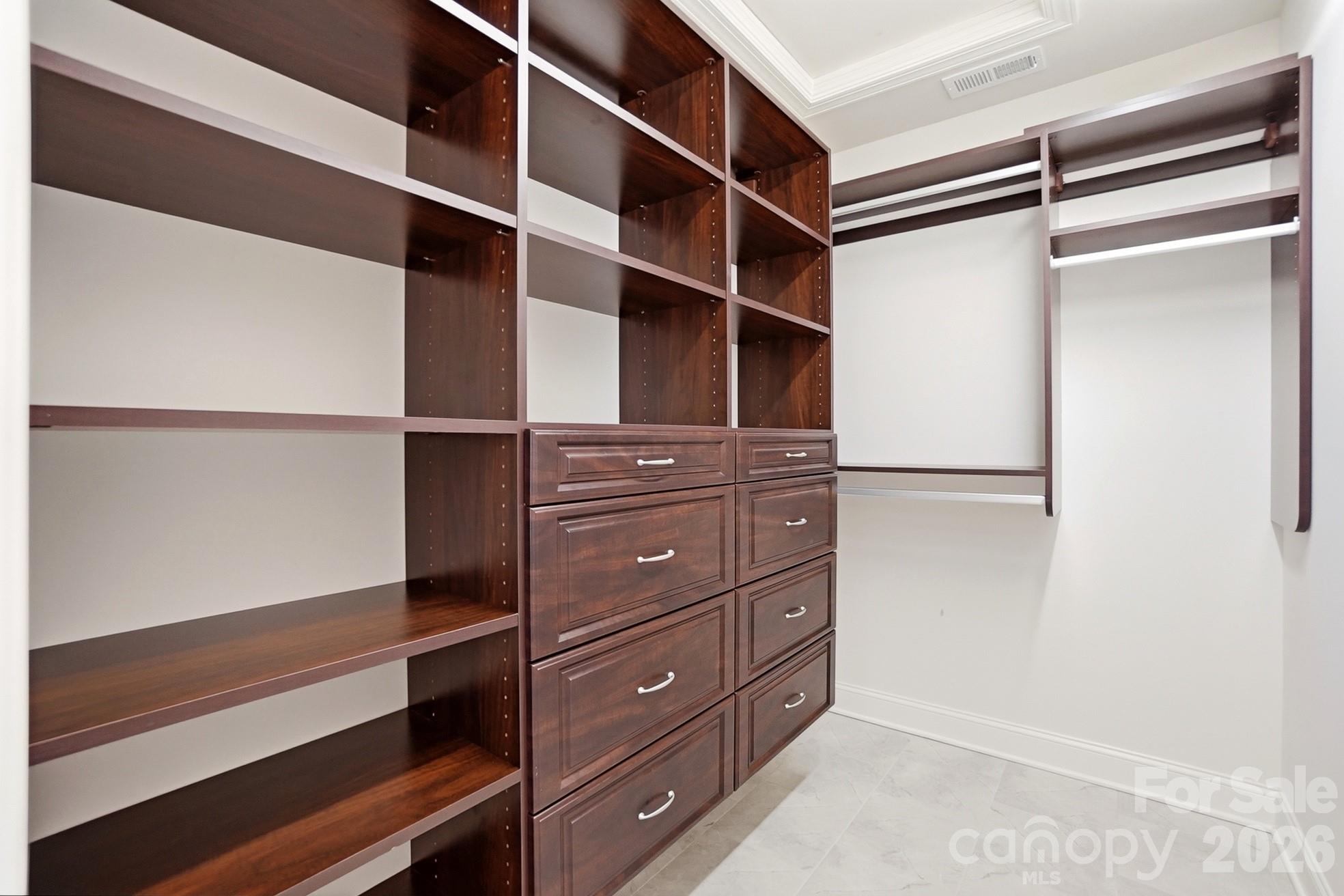 2295 Sussex Road York, SC 29745 - Photo 22 of 47 a view of walk in closet with empty racks