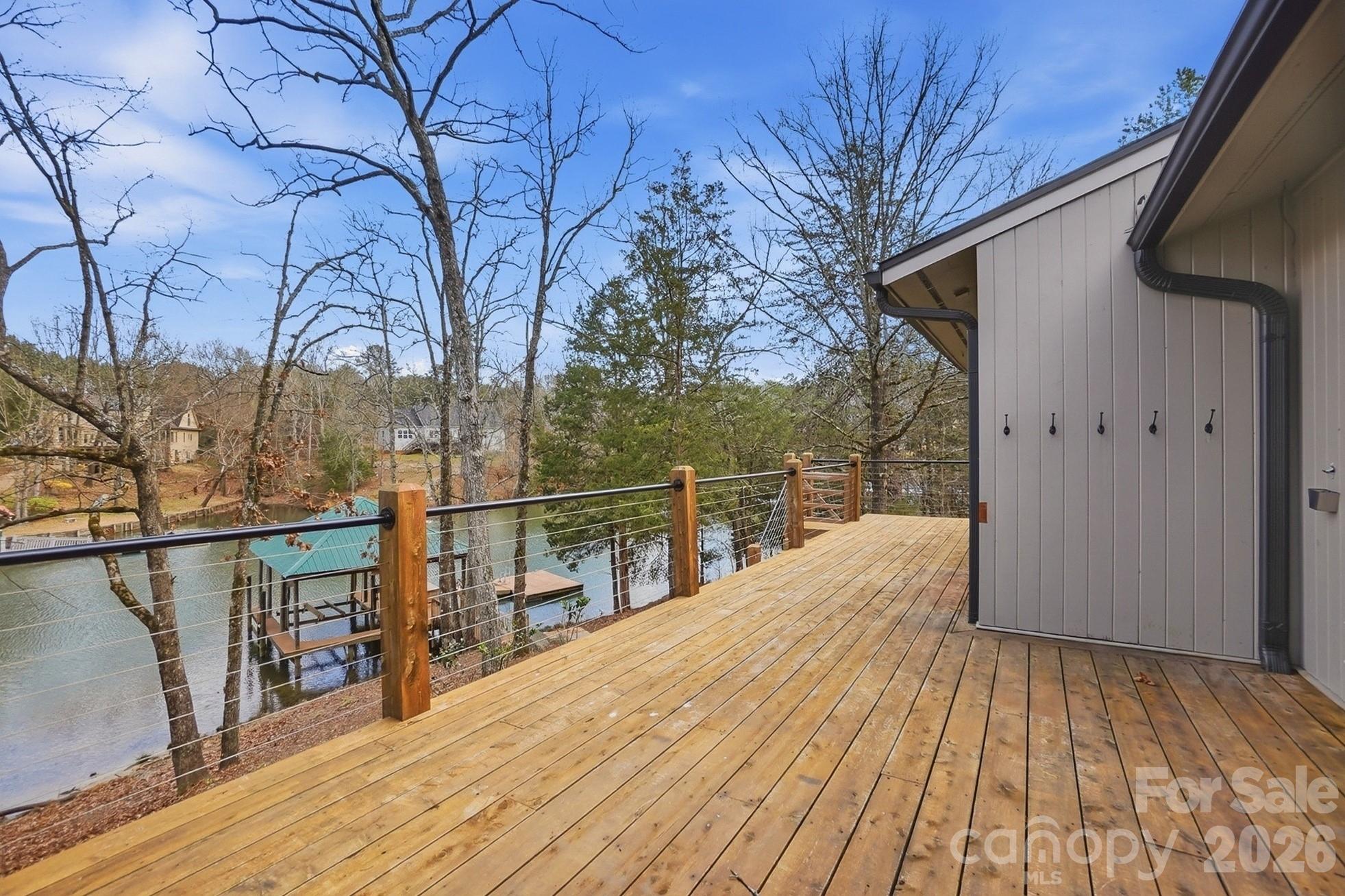 2295 Sussex Road York, SC 29745 - Photo 34 of 47 a view of balcony with wooden floor and fence