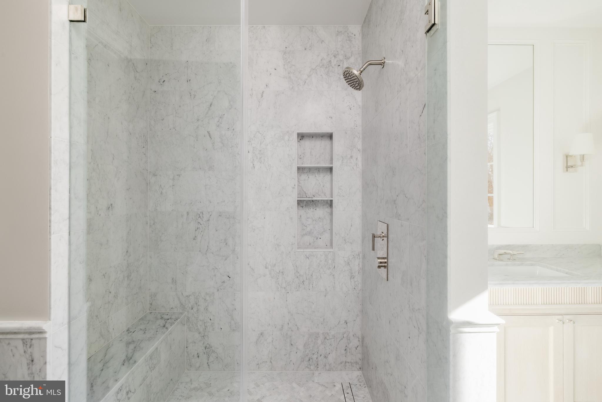 4939 Quebec Street Northwest Washington, DC 20016 - Photo 34 of 50 a bathroom with a shower