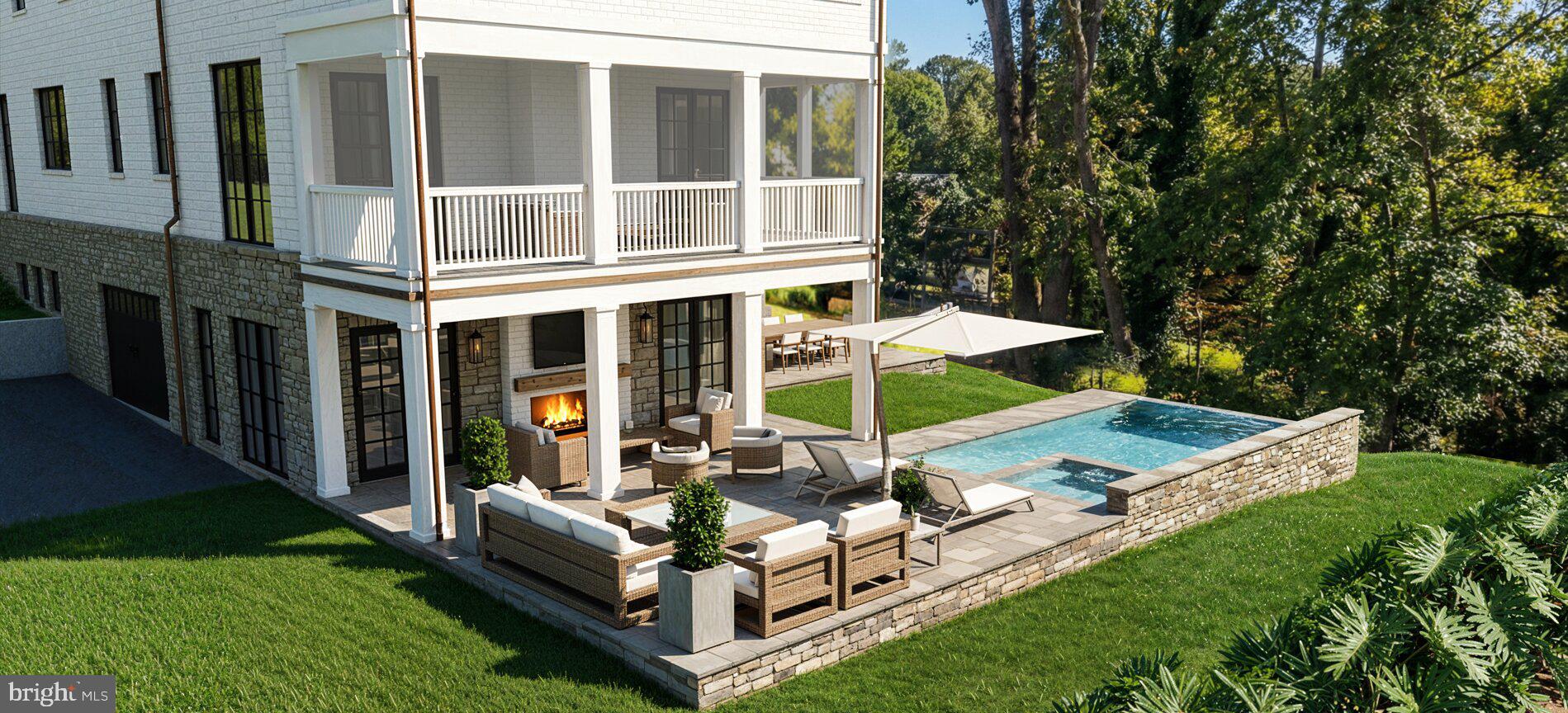 4939 Quebec Street Northwest Washington, DC 20016 - Photo 48 of 50 a view of a house with backyard