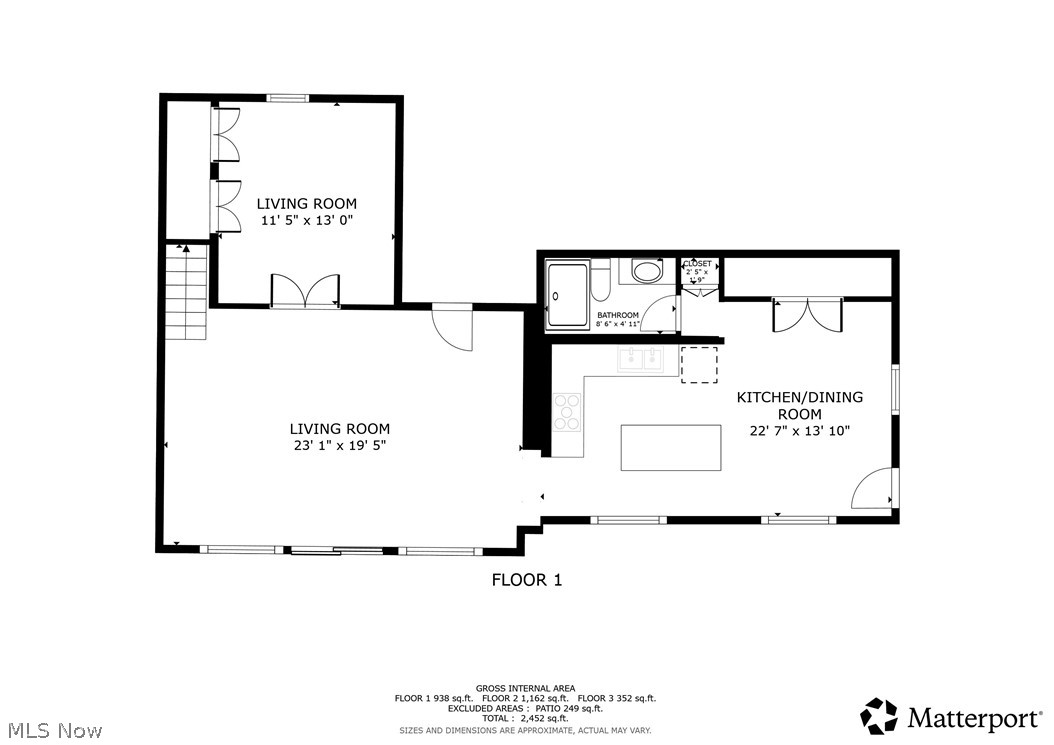 2873 Lodge Road Southwest Sherrodsville, OH 44675 - Photo 48 of 50 The lower level floor plan