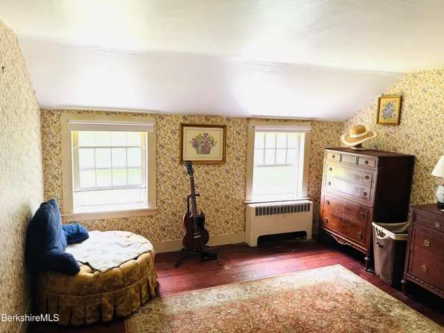 a view of a storage room with racks