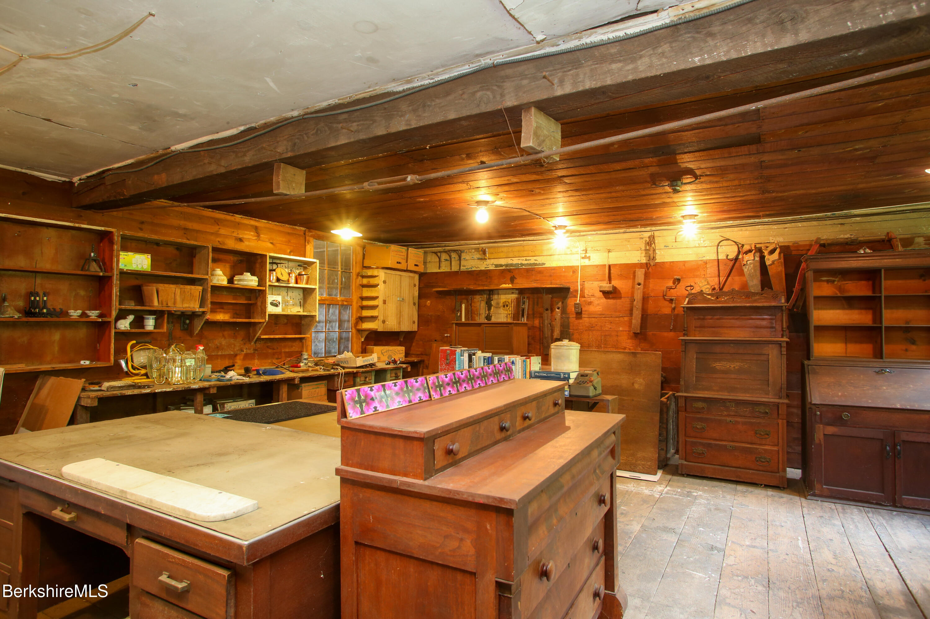 31 West Oxbow Road Charlemont, MA 01370 - Photo 25 of 39 a view of a storage room with racks