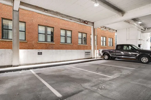 a view of parking area