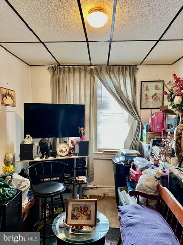 a room with furniture and a potted plant