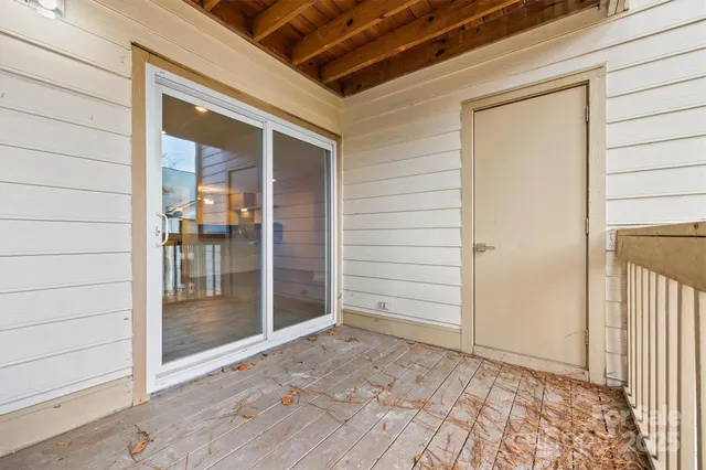 a view of front door