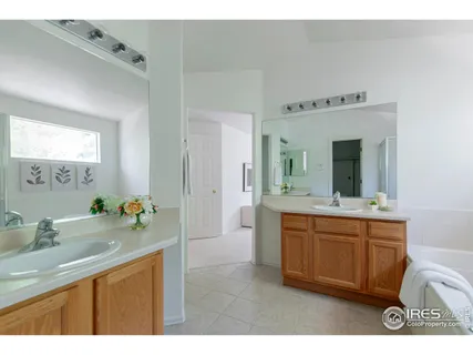 a bathroom with a sink double vanity
