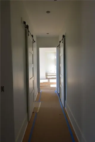 a view of a building entrance