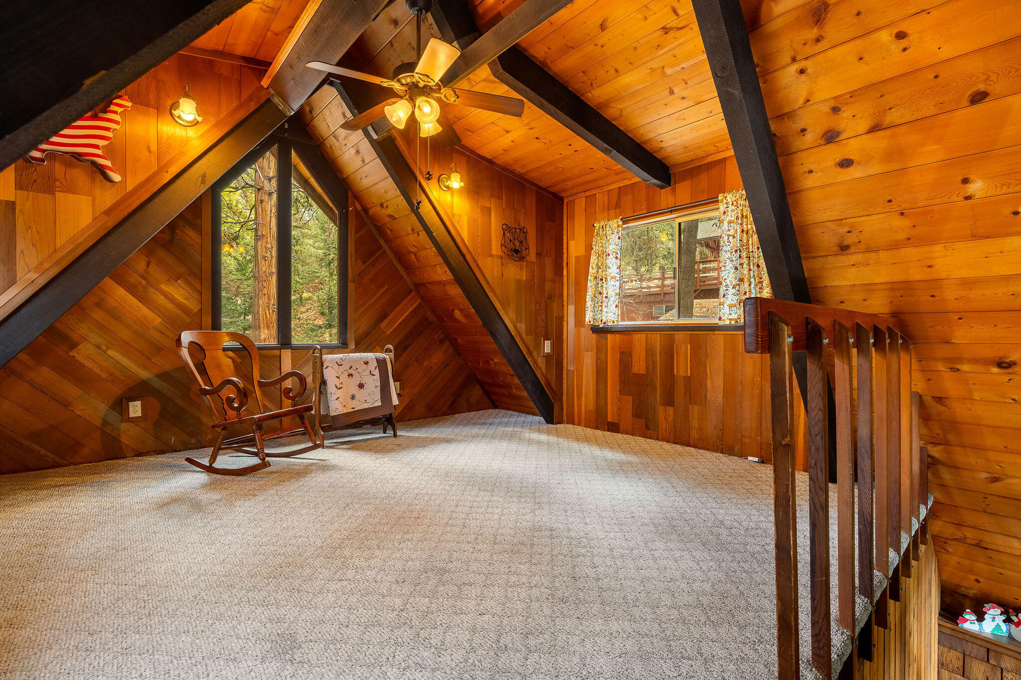 52515 Sunset Drive Idyllwild, CA 92549 - Photo 18 of 42 a view of an empty room with a patio