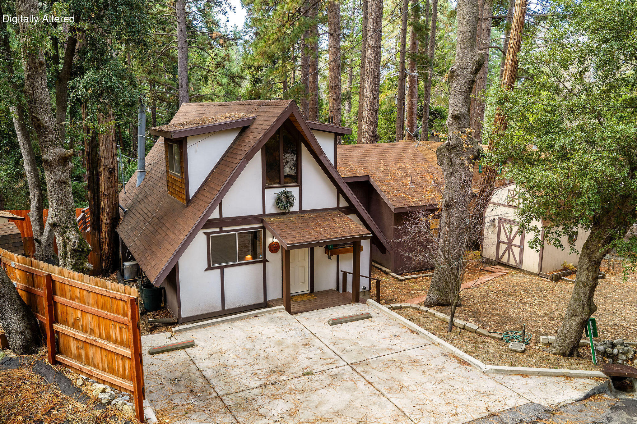 52515 Sunset Drive Idyllwild, CA 92549 - Photo 38 of 42 a view of a house with a yard