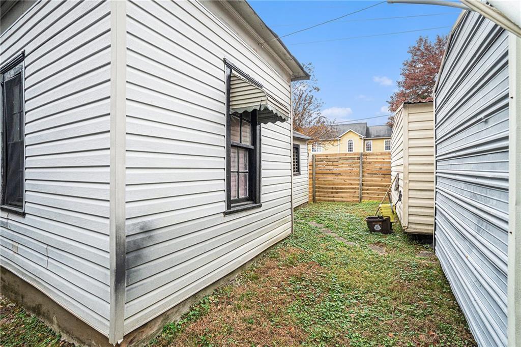 56 Ormond Street Southeast Atlanta, GA 30315 - Photo 12 of 15 a view of a back yard of the house