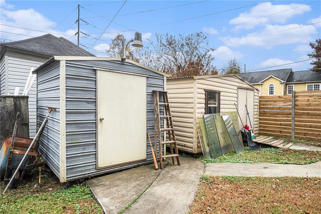 56 Ormond Street Southeast Atlanta, GA 30315 - Photo 13 of 15 a view of a house with a backyard