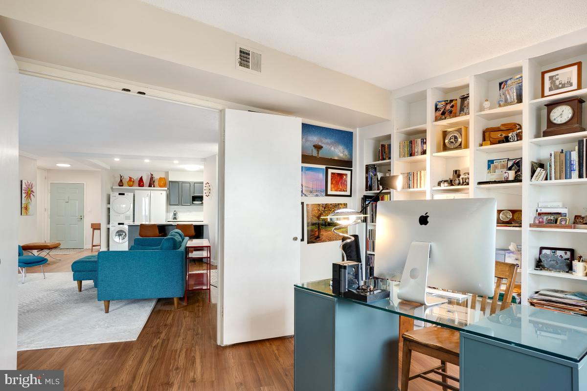 5901 Mt Eagle Drive, Unit 1604 Alexandria, VA 22303 - Photo 21 of 39 Den/Study with Custom Built-Ins