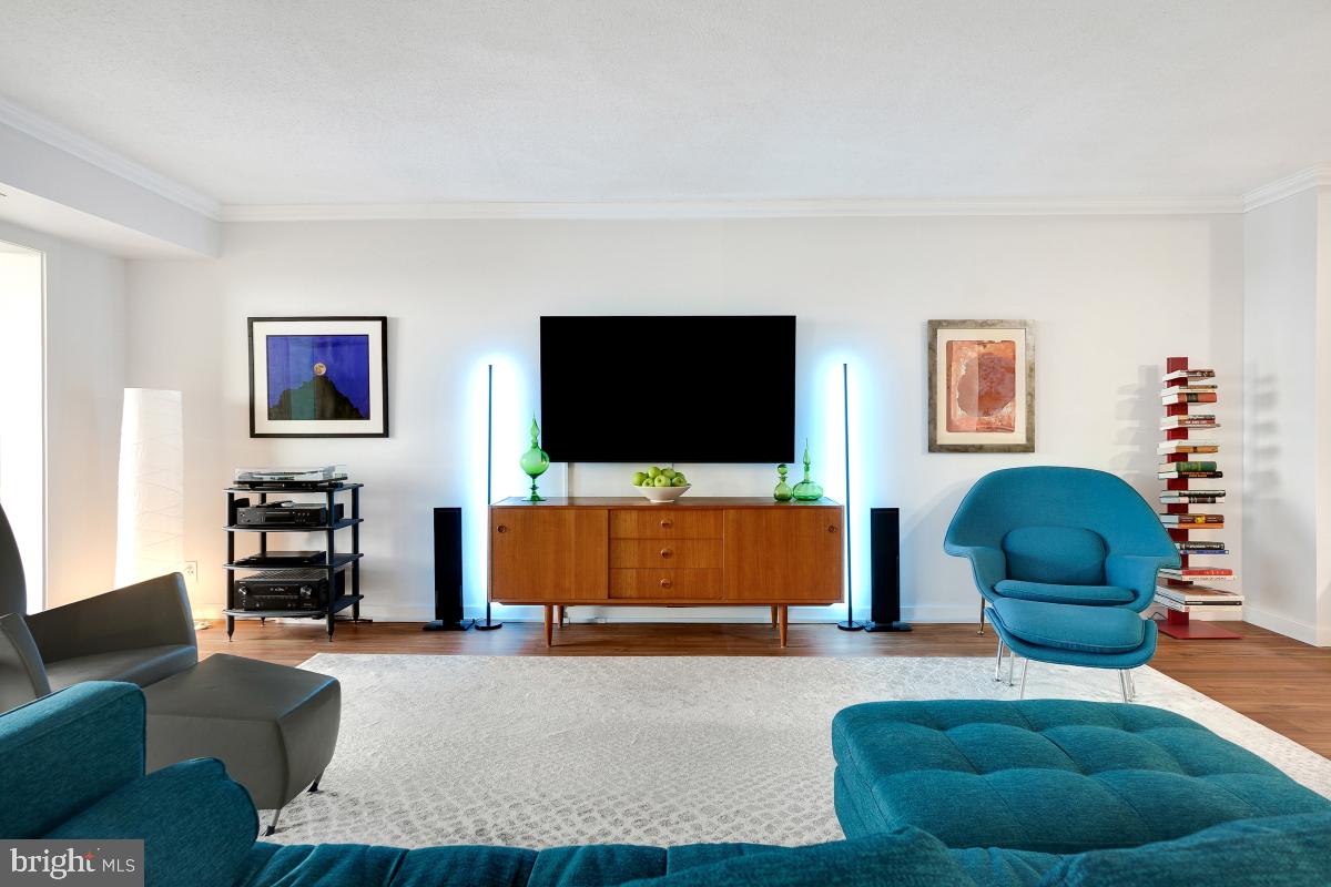 5901 Mt Eagle Drive, Unit 1604 Alexandria, VA 22303 - Photo 9 of 39 Living Room - Exceptionally Open and Spacious