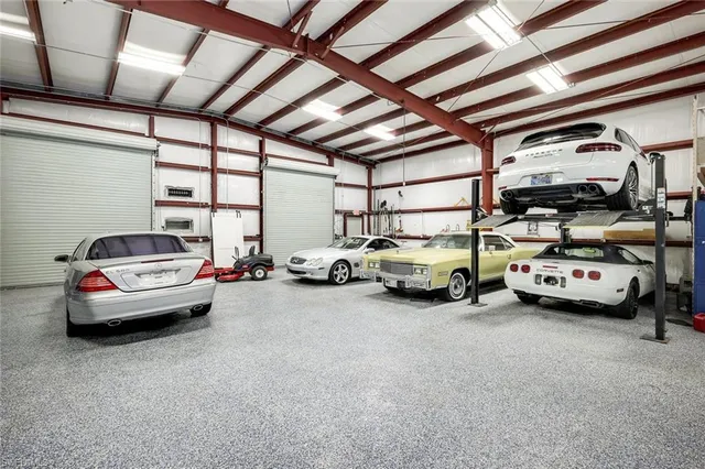 a view of cars parked in a parking