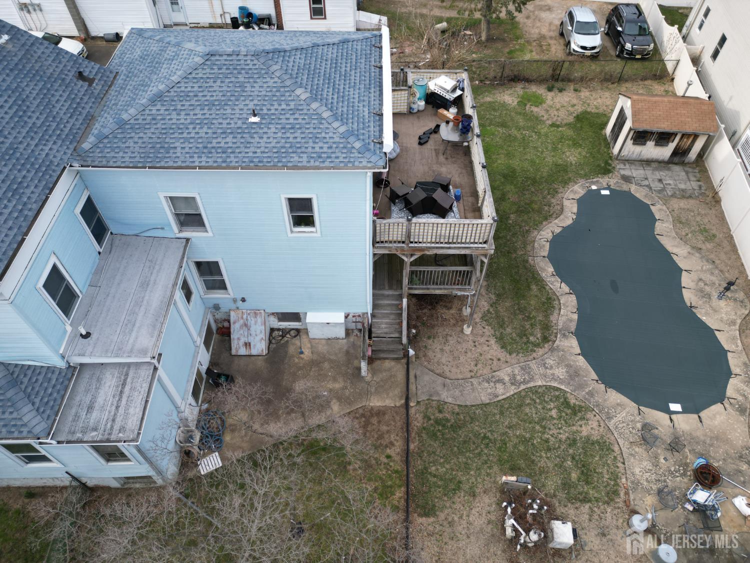 41 Atlantic Street Keyport, NJ 07735 - Photo 44 of 48 an aerial view of a house with a yard