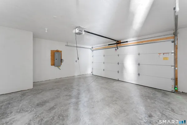 a view of a room with an empty space