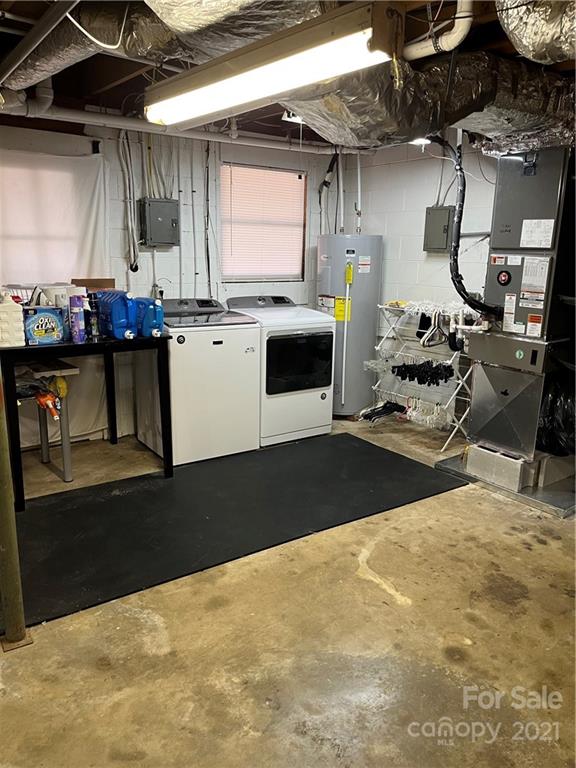 2419 Winfield Street Kannapolis, NC 28083 - Photo 19 of 25 a kitchen with a stove and a white cabinets