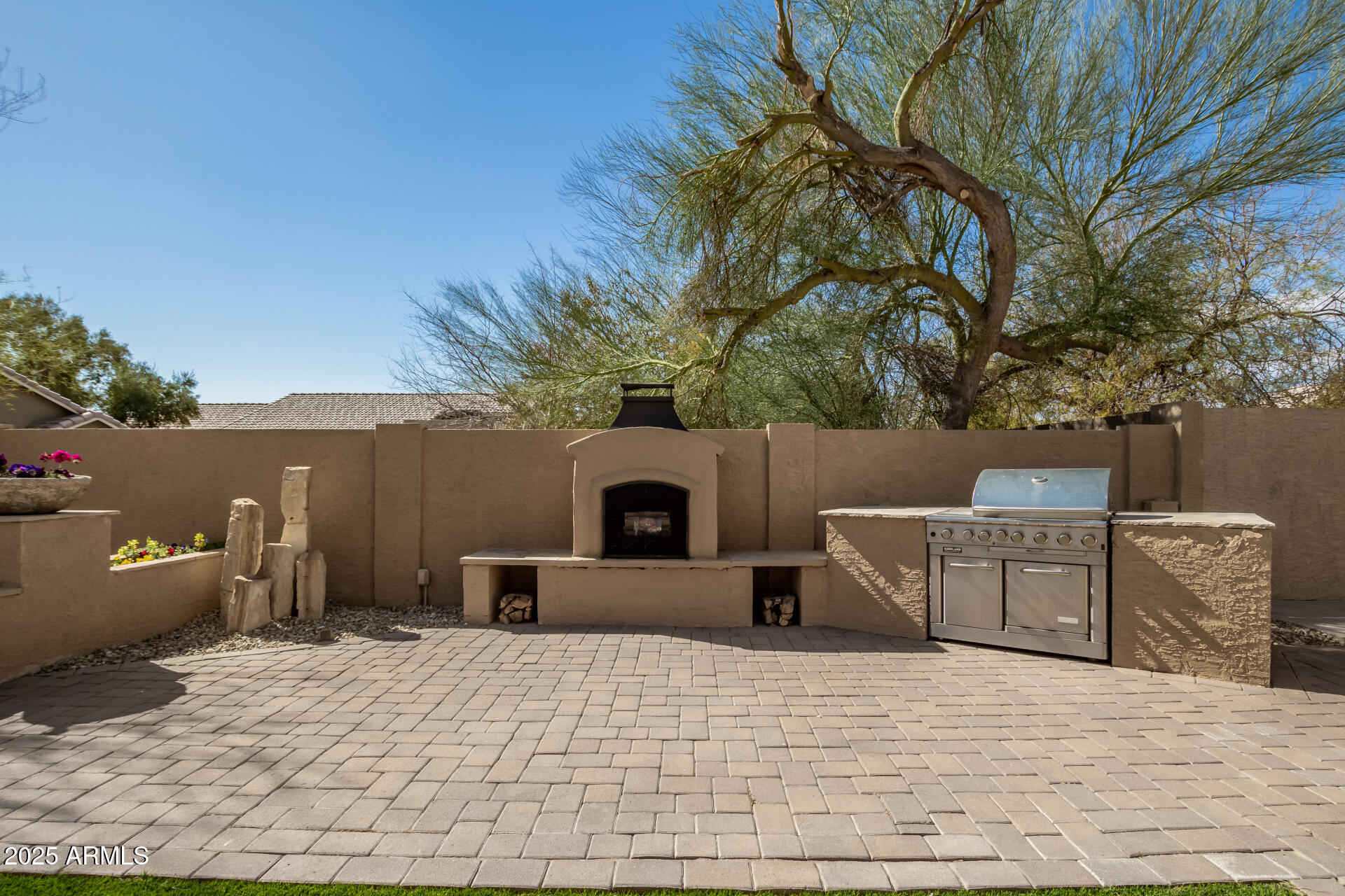 3894 South Chaparral Road Apache Junction, AZ 85119 - Photo 53 of 66 Amazing Backyard W/Fireplace & BBQ