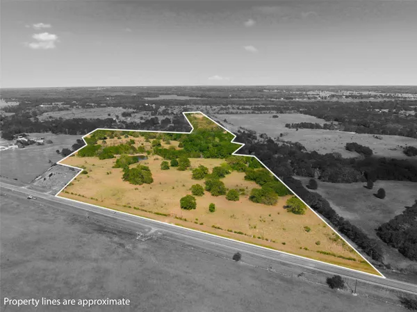 an aerial view of swimming pool