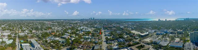 a view of an outdoor space and a yard