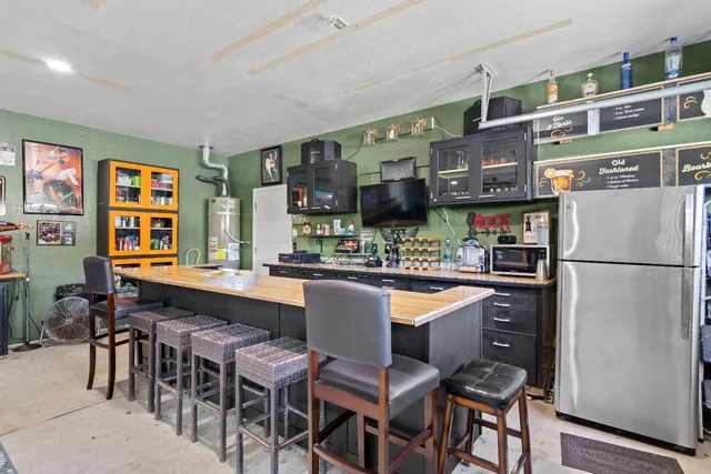 a view of swimming pool from a balcony