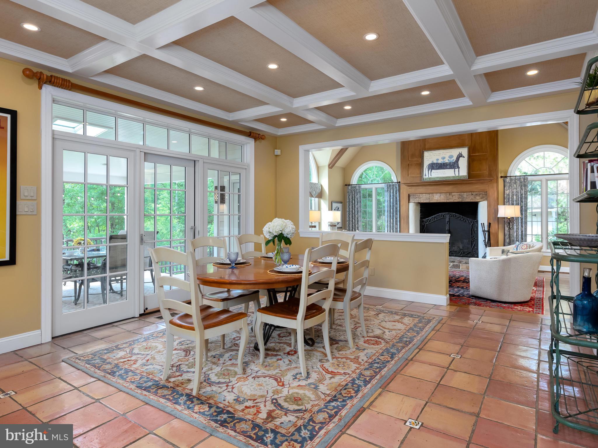 1275 Farm Road Berwyn, PA 19312 - Photo 13 of 48 Sunny Breakfast Room opens to Great Room