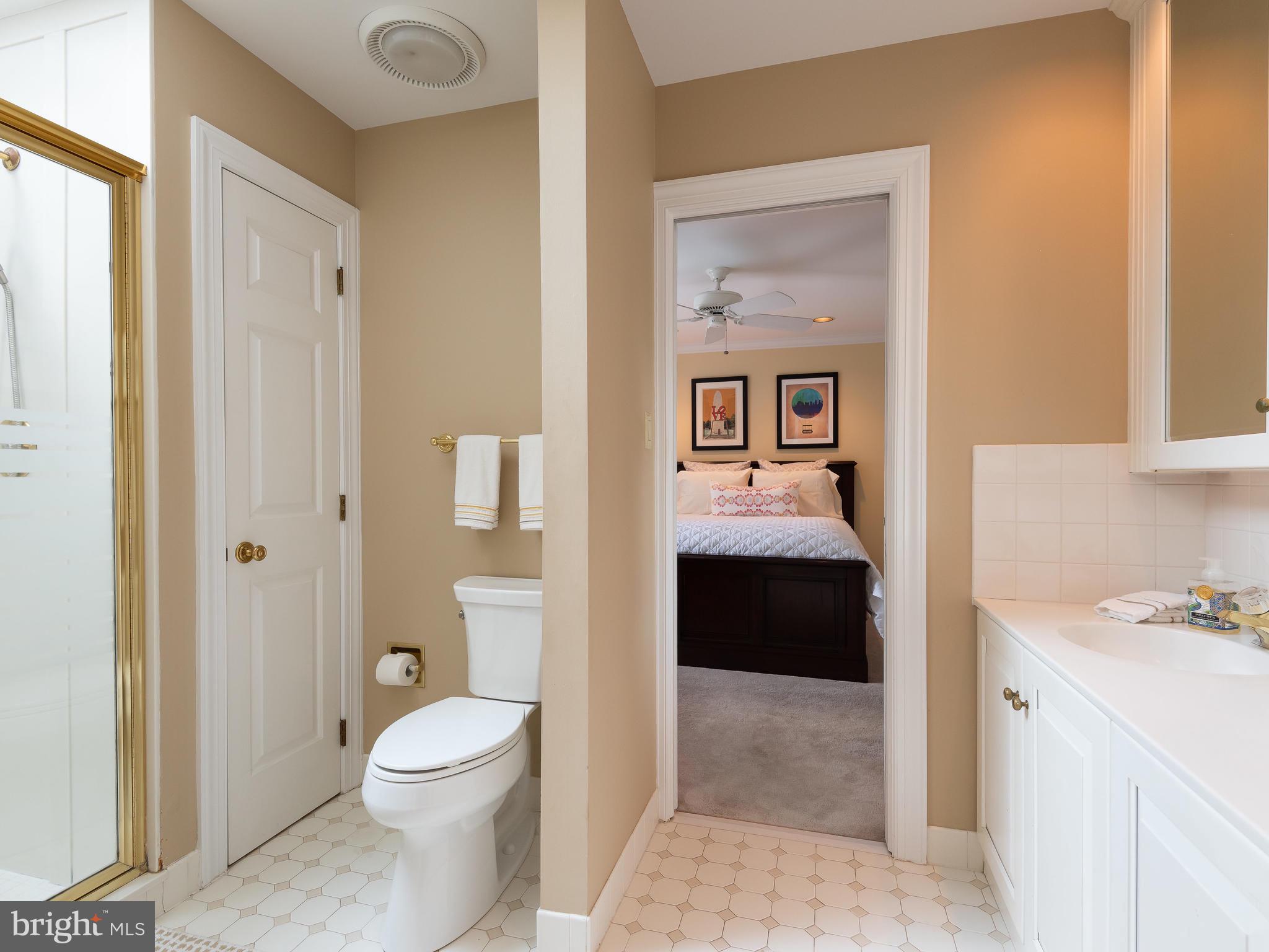 1275 Farm Road Berwyn, PA 19312 - Photo 28 of 48 "Jack and Jill" Bath (view toward bedroom 3)