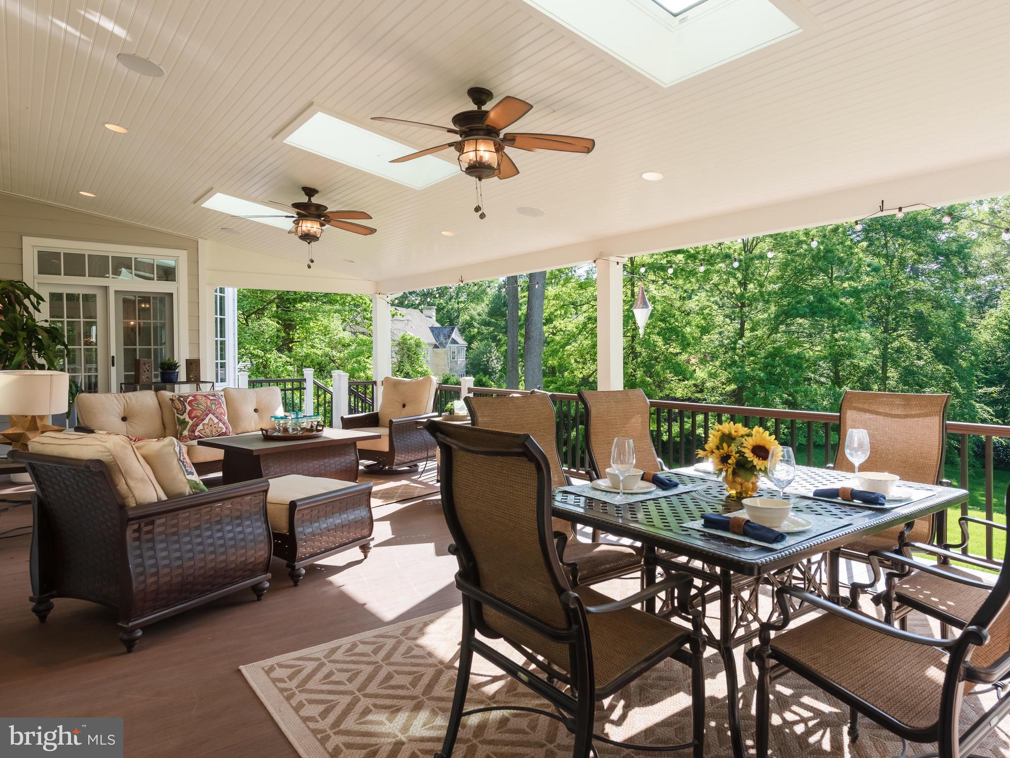 1275 Farm Road Berwyn, PA 19312 - Photo 10 of 48 Covered Back Porch/ Outdoor Living and Dining