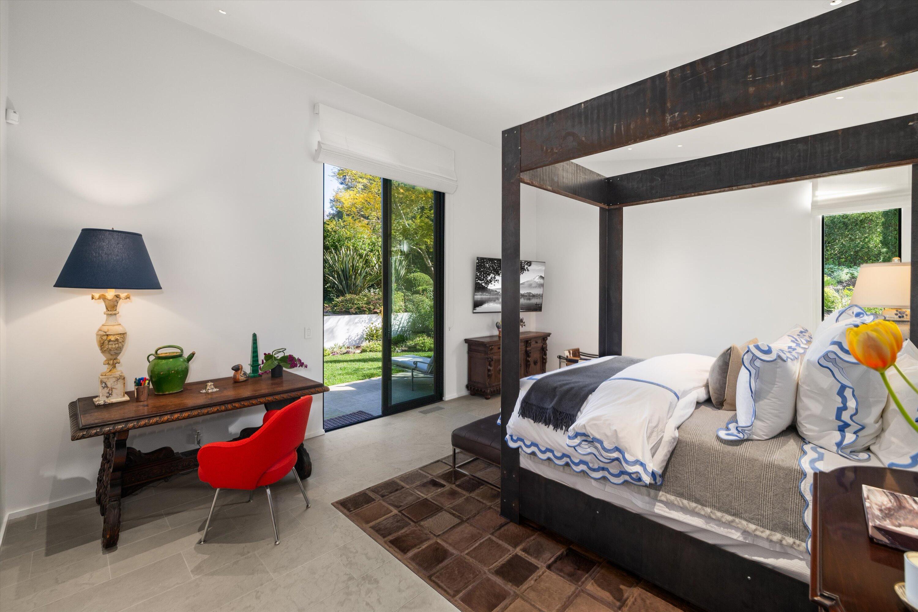 448 Court Place Montecito, CA 93108 - Photo 14 of 33 a bed room with furniture and a window