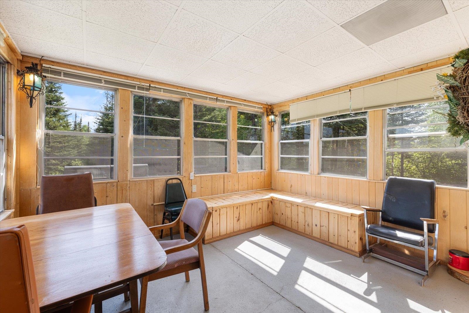 9420 Vollmer Drive Isabella, MN 55607 - Photo 23 of 37 Sunroom with wood walls