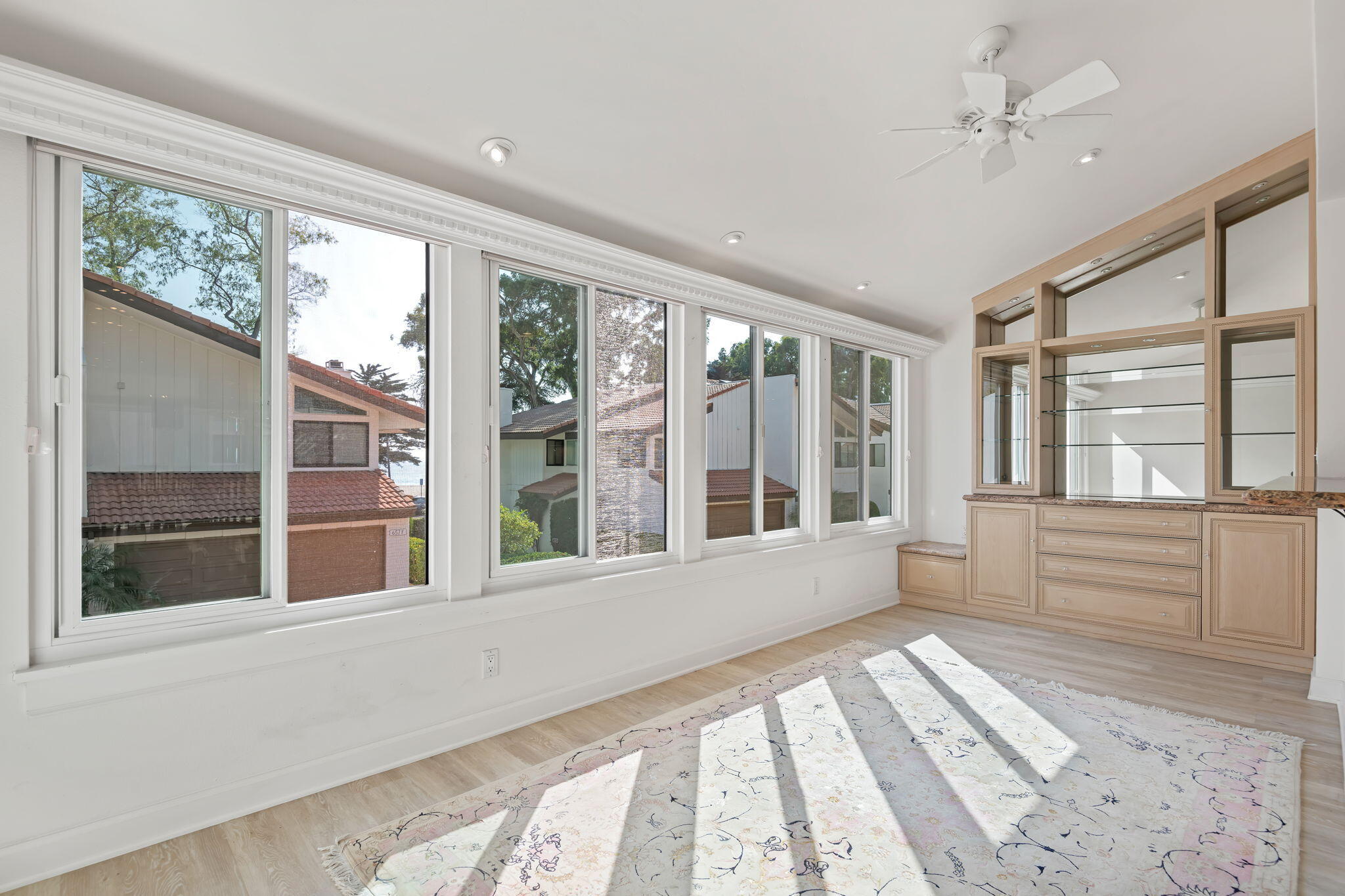 659 Del Parque Drive, Unit E Santa Barbara, CA 93103 - Photo 14 of 32 a view of a big room with windows