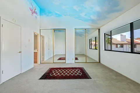 a view of room with window and couch