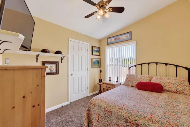 a view of an outdoor space and a yard