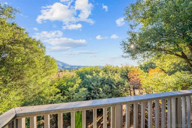 a dining room with furniture a floor to ceiling window and potted plants