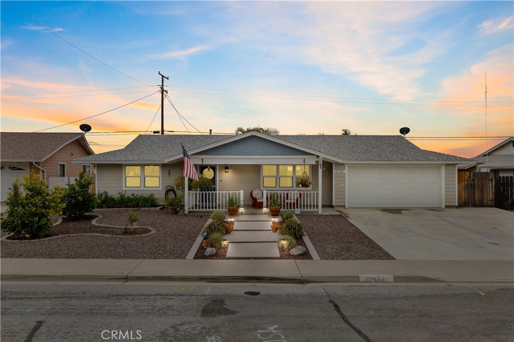 27247 El Rancho Road Menifee, CA 92586 - Photo 1 of 1 a front view of a house with a yard